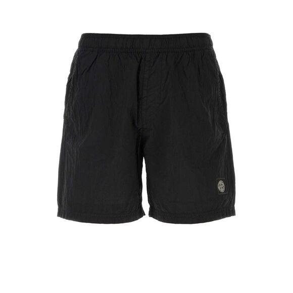STONE ISLAND Other - Stone Island Men Black Nylon Swimming Shorts